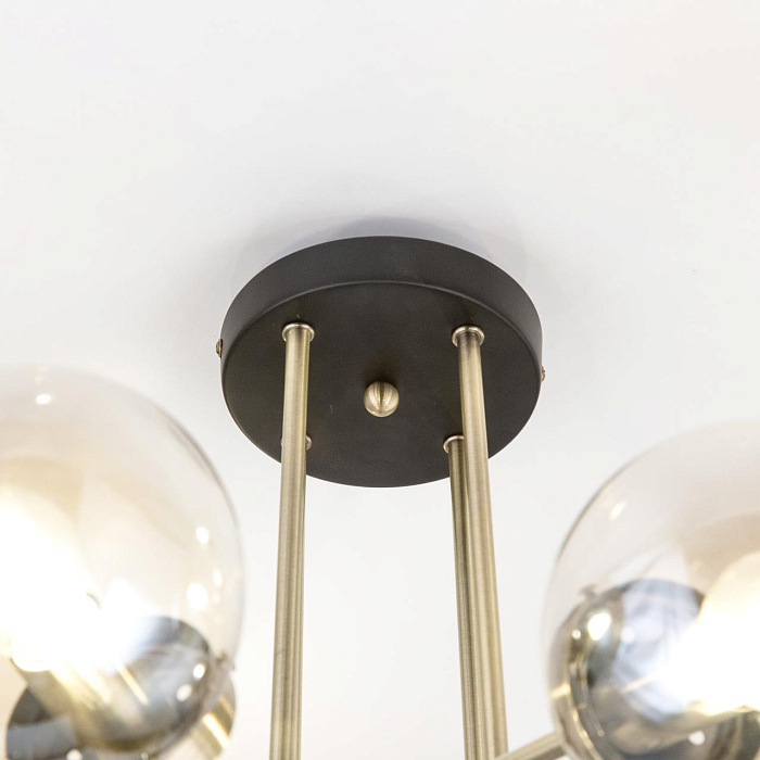 CL105185 Планета Черн+Дымч. Св-к Люстра Люстра на штанге  CL105185