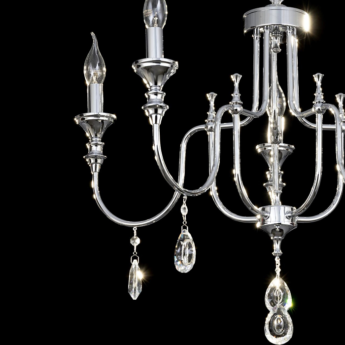 CL437151 Рига Хром Св-к Люстра Люстра подвесная  CL437151