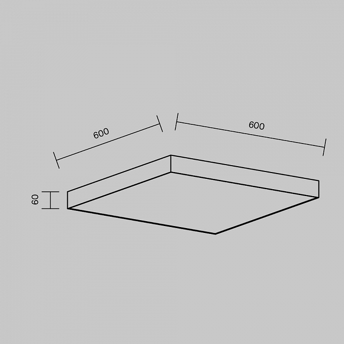 Светильник Technical C032CL-90W4K-SQ-B