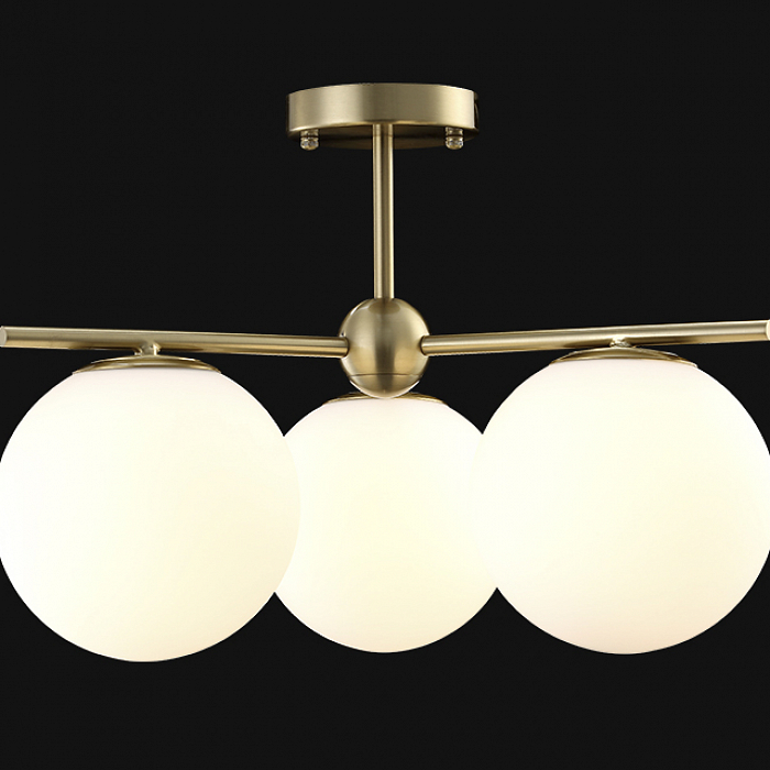 Люстра Crystal Lux FELIZ SP-PL3 BRONZE/WHITE
