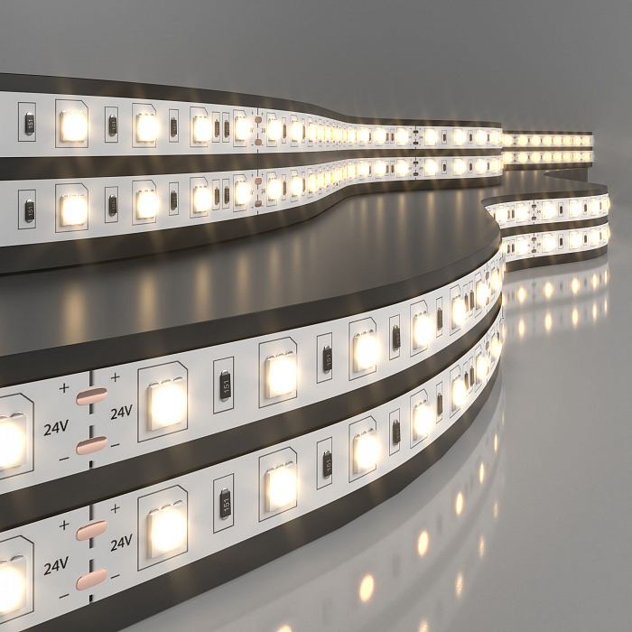 Светодиодная лента Elektrostandard Лента светодиодная 24V 14,4W 60Led 5050 IP20 теплый белый, 5м