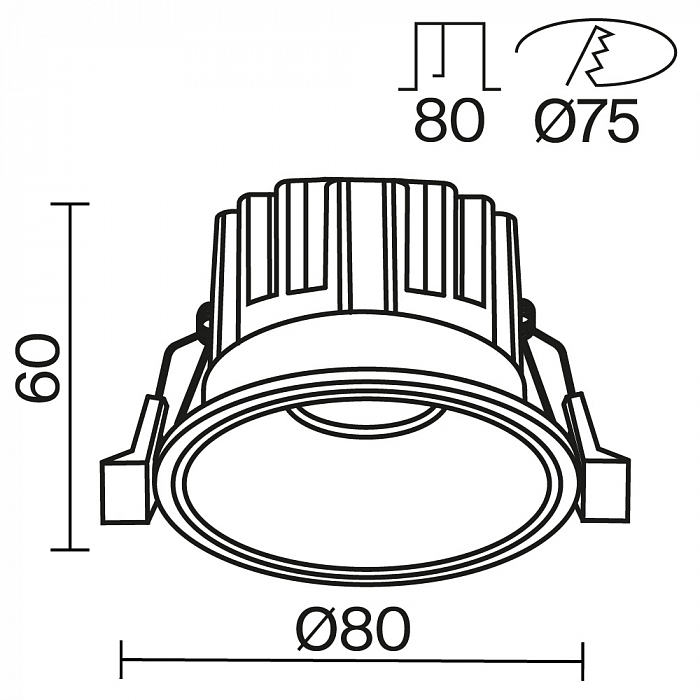 Светильник Technical DL058-12W3K-B