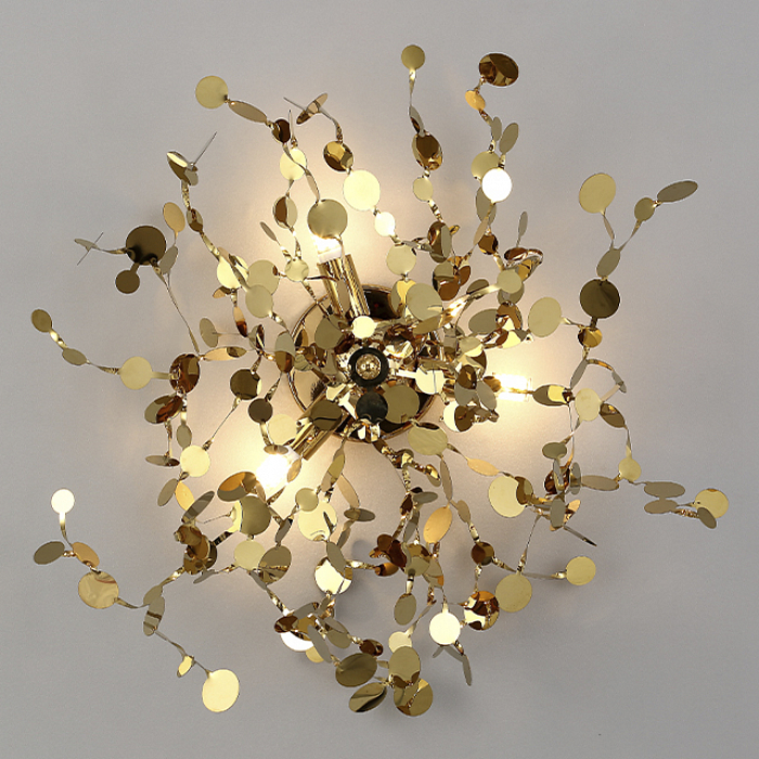Светильник Crystal Lux GARDEN AP-PL3 D400 GOLD