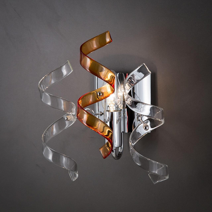 CL222322 Рандом Хром+Прозр+Янт Св-к Бра Бра на 1 лампу  CL222322