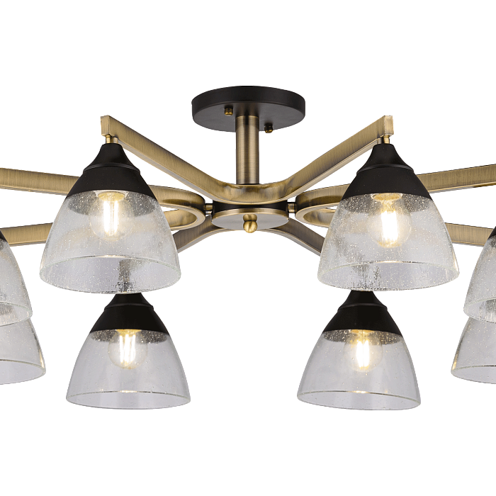 Люстра Sfera Sveta 3645/8 BK+AB