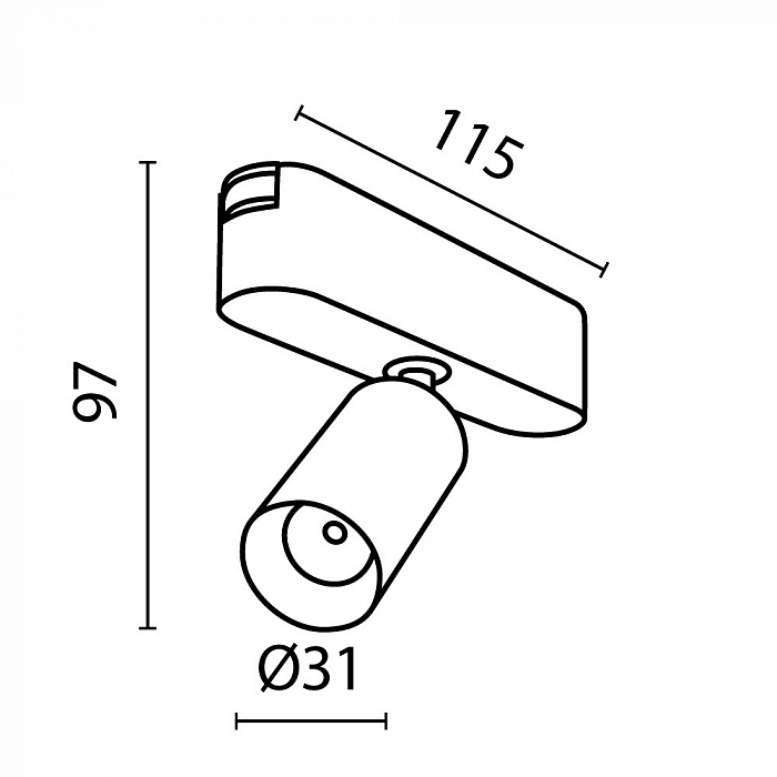 Трековая система Technical TR103-1-5W3K-M-B