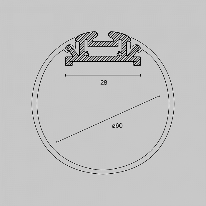 Led Strip ALM-D60-S-2M
