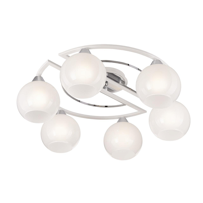 CL121160 Отто Белый+Хром Св-к Люстра Люстра потолочная  CL121160