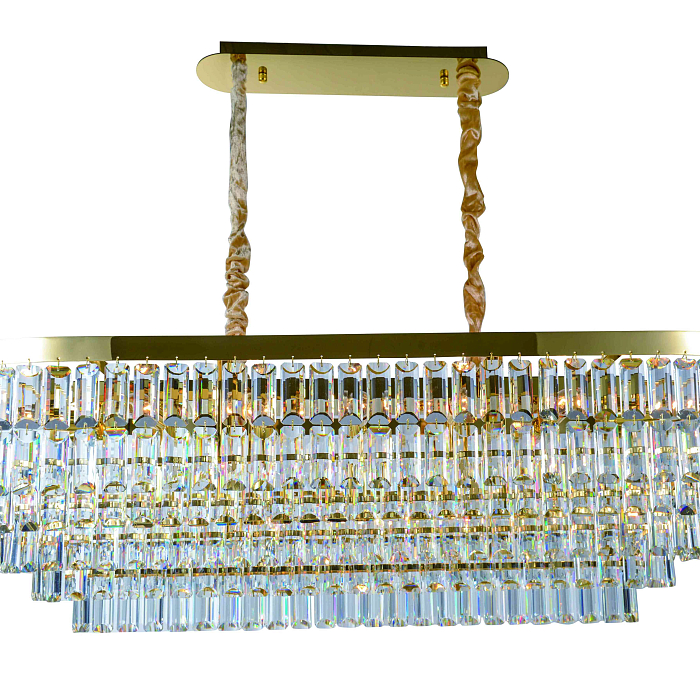 Люстра NewRgy 2752E/19A GOLD+CLEAR