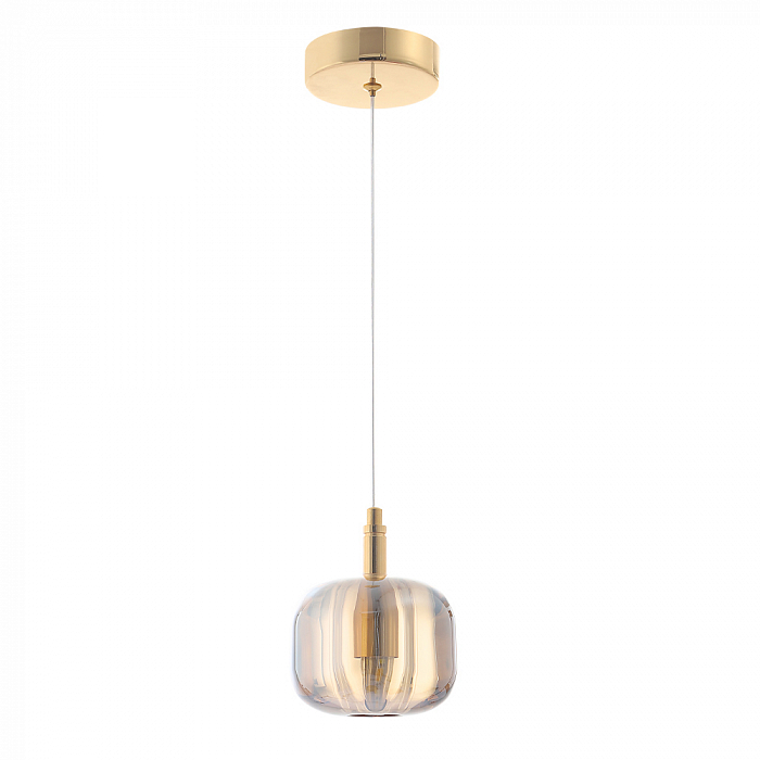 Светильник Crystal Lux BOX SP1 GOLD/AMBER