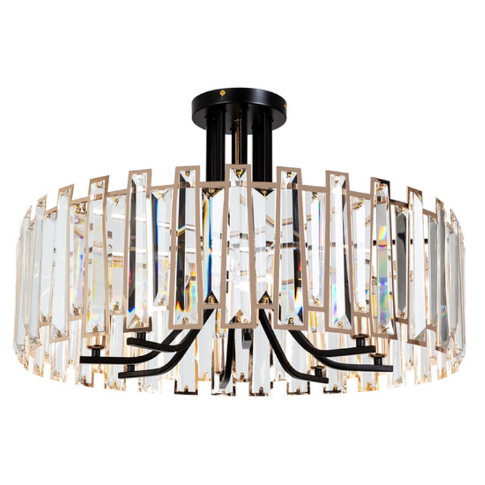 Люстра на штанге ARTE LAMP A1028PL-8BK