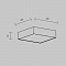 Светильник Technical C032CL-24W3K-SQ-B