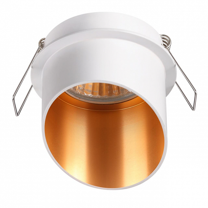 370436 SPOT NT19 515 белый Встраиваемый светильник IP20 GU10 50W 220V BUTT Светильник встраиваемый NOVOTECH 370436