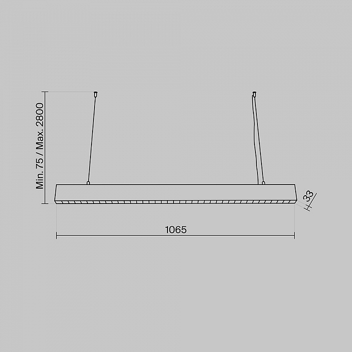 Светильник светодиодный Technical P050PL-L40B4K