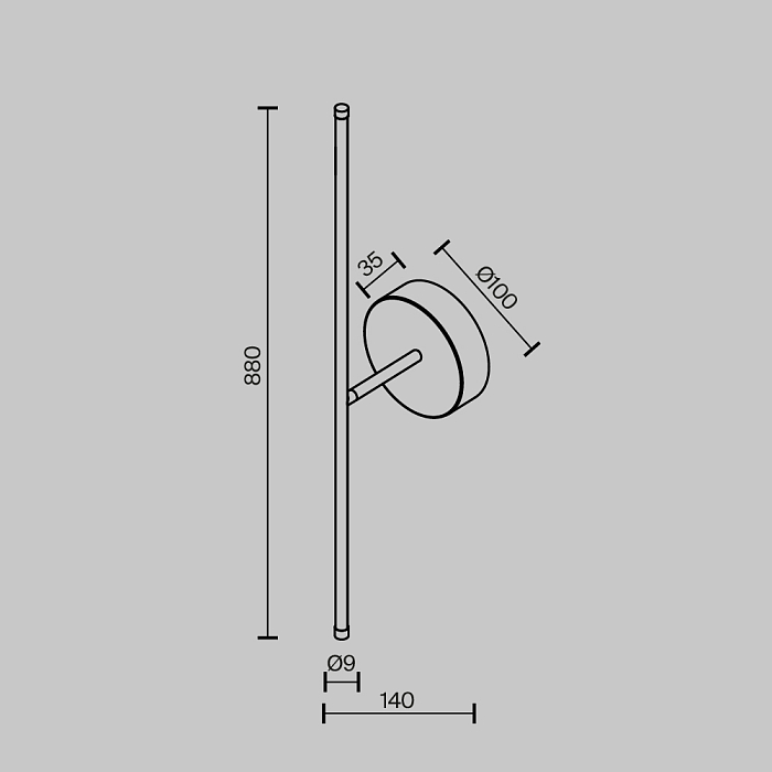 Бра Technical C084WL-L12BS2.7K