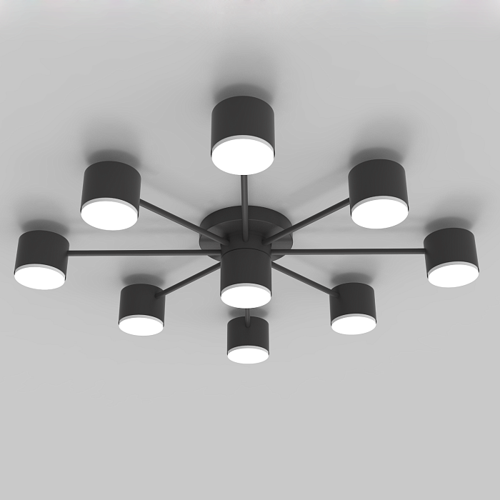 Люстра NewRgy CL-BLACK DOT-R001-GX53*9 BK