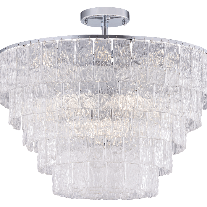 Люстра NewRgy 5011/15CR CHROME+CLEAR LIGHT