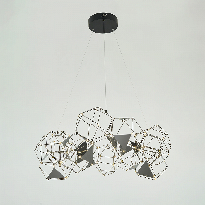 Люстра Eurosvet 90369/12 черный жемчуг