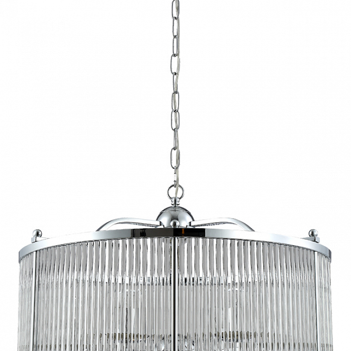 Люстра подвесная Crystal Lux TADEO SP6 D600 CHROME/TRANSPARENTE