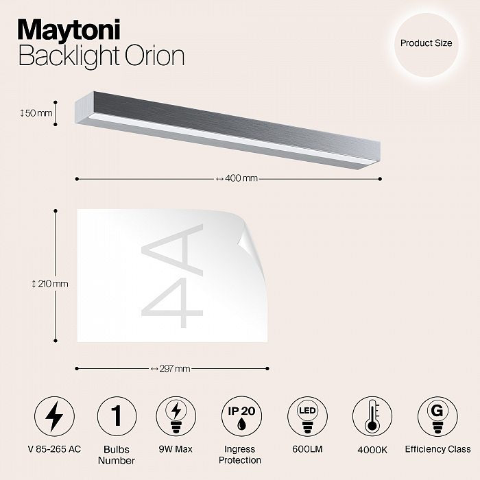 Интерьерная подсветка Подставка Maytoni MIR011WL-L9S4K