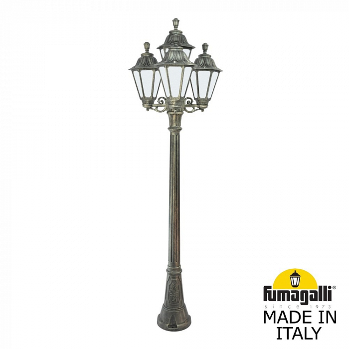 Уличный светильник на столбе Fumagalli E26.158.S31.BYF1R