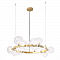 Люстра Crystal Lux AGATA SP15 V2 GOLD/TRANSPARENTE