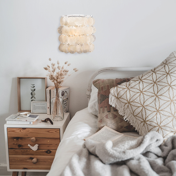 Eurosvet 60005/1 хром/перламутр