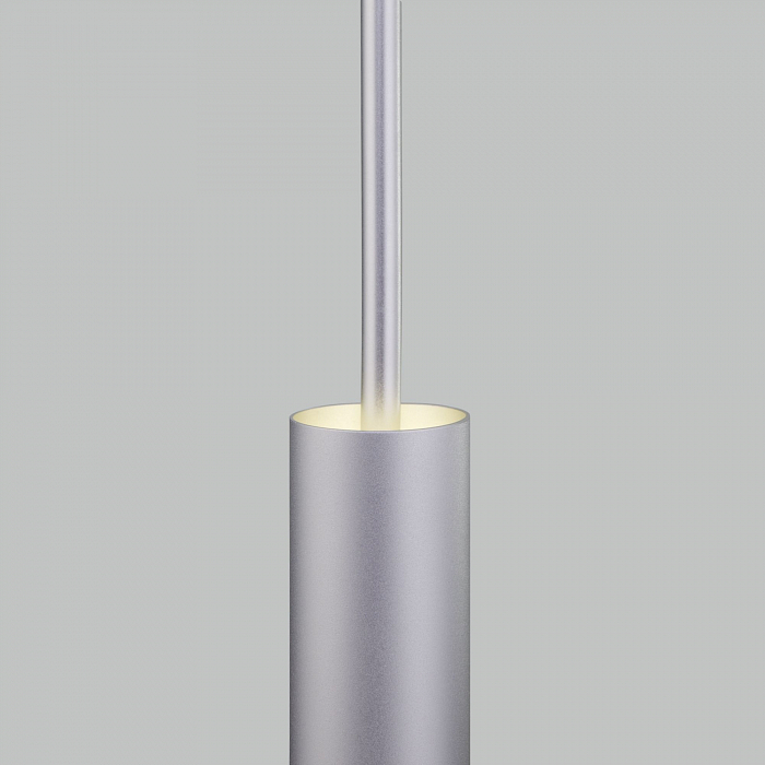 Люстра одинарный Eurosvet 50203/1 LED матовое серебро