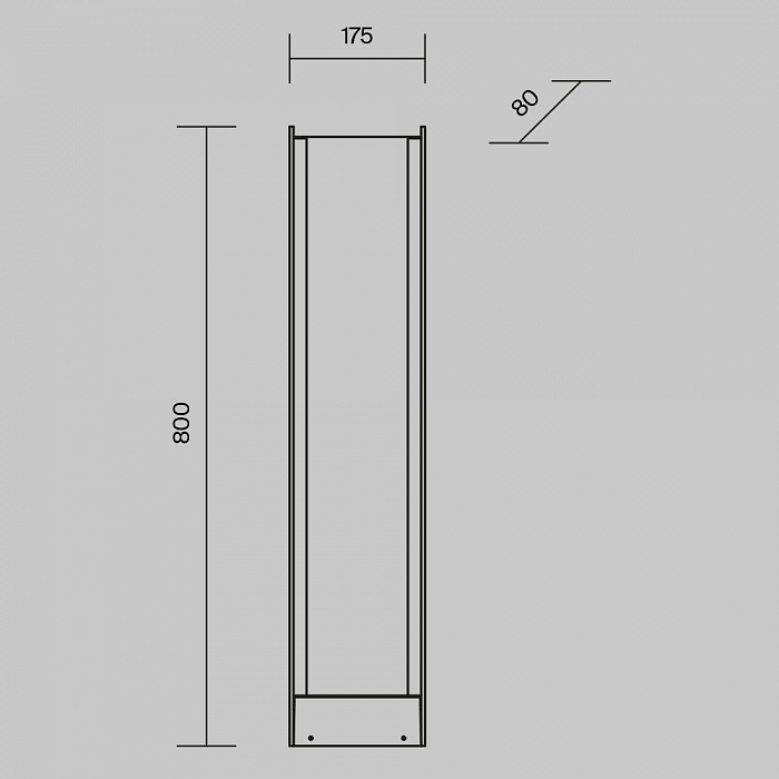 Уличный светильник Outdoor O445FL-L20GF3K1