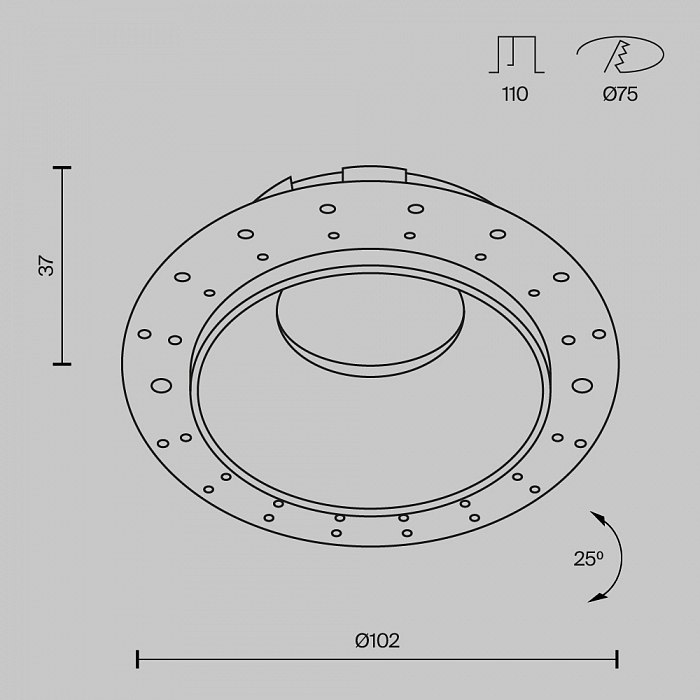 Светильник Technical DL051-U-2WB
