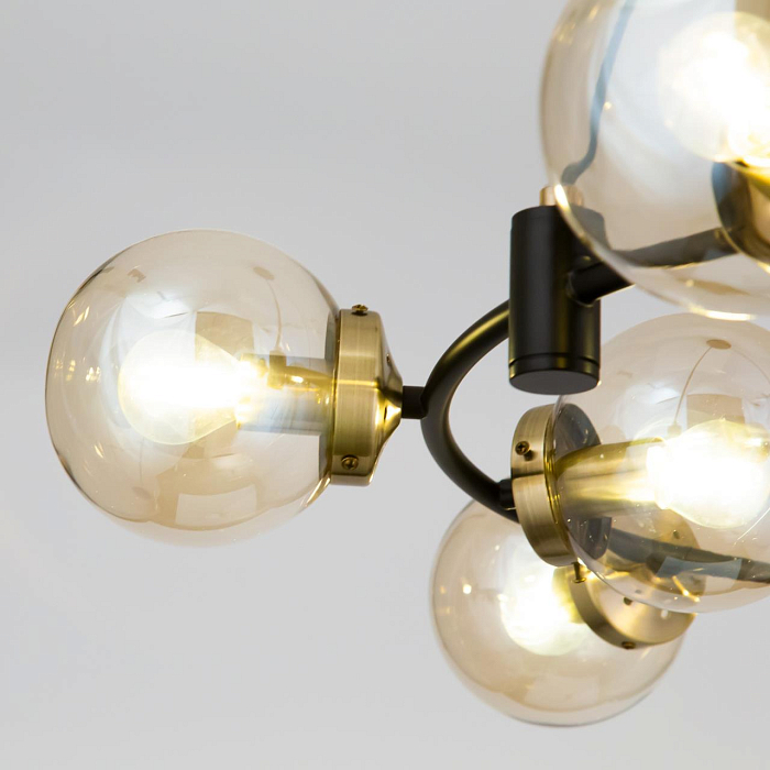 CL105195 Планета Черн+Дымч. Св-к Люстра Люстра подвесная  CL105195