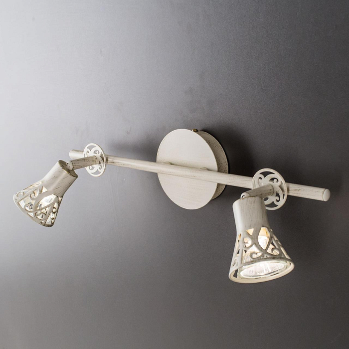 CL519525 Винон Крем+Зол. св-к Наст.-Потол. Спот на 2 лампы  CL519525