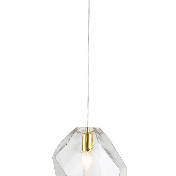 Светильник Crystal Lux NUESTRO SP1 GOLD/TRANSPARENT