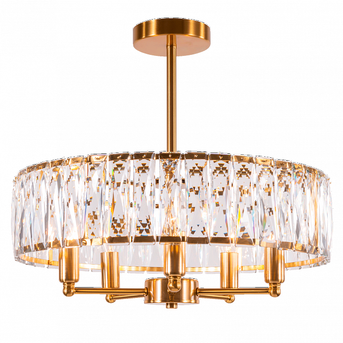 Люстра NewRgy 2432P/5A PT BRS