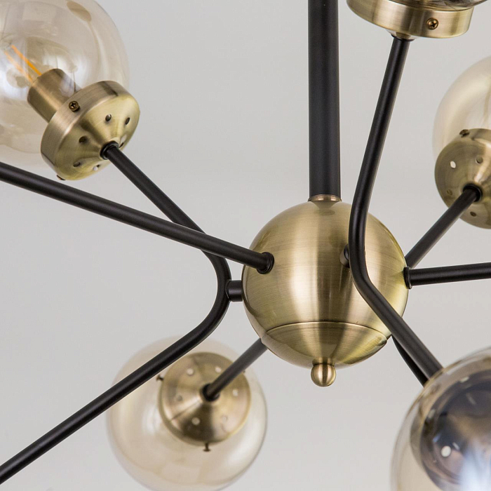 CL105295 Планета Черн+Дымч. Св-к Люстра Люстра на штанге  CL105295