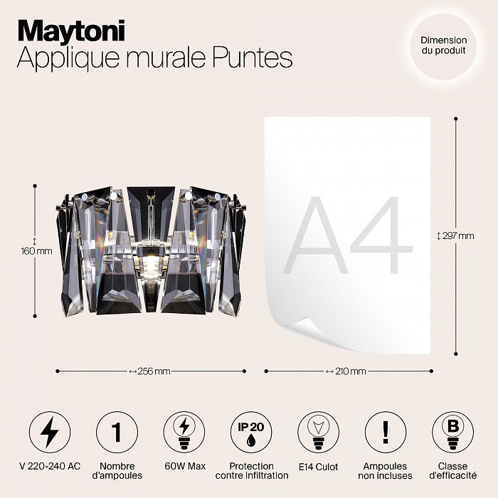 Бра на 1 лампу Maytoni MOD043WL-01CH