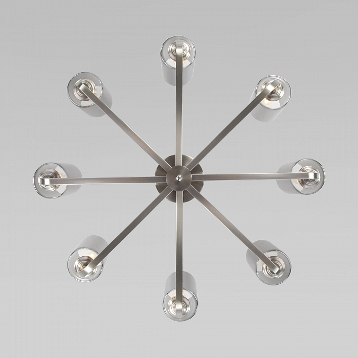 Люстра Eurosvet 60138/8 сатин-никель