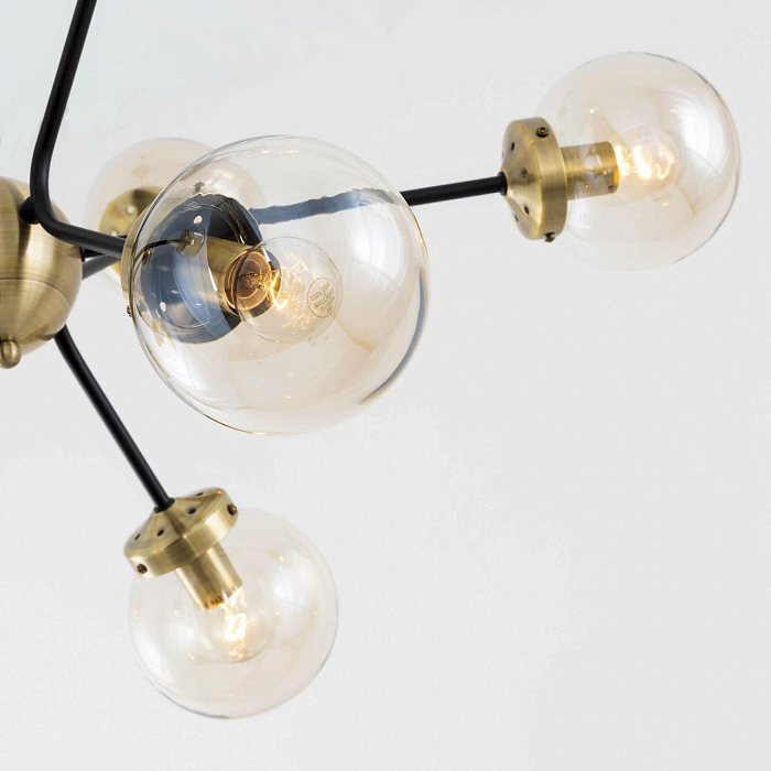 CL105295 Планета Черн+Дымч. Св-к Люстра Люстра на штанге  CL105295