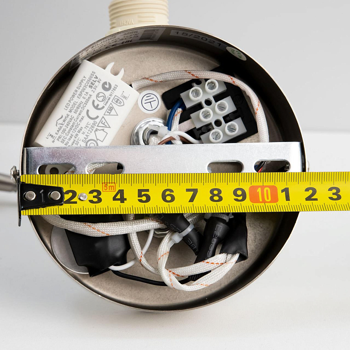 CL704305 Декарт Круг Хром.Мат+Черн. Св-к Наст. Бра светодиодное  CL704305