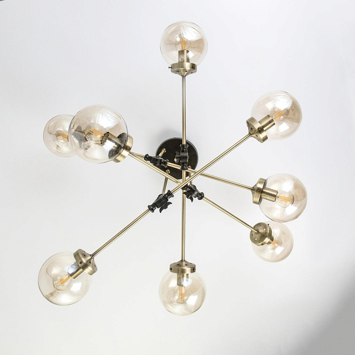 CL105185 Планета Черн+Дымч. Св-к Люстра Люстра на штанге  CL105185