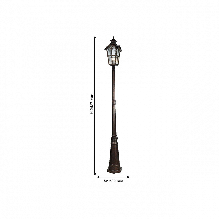 Уличный светильник на столбе Favourite 2036-1F