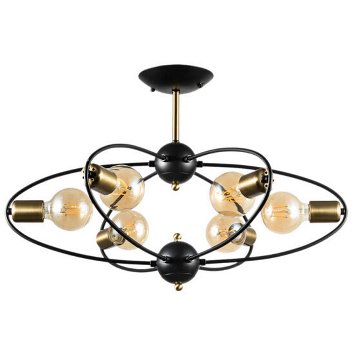 Люстра на штанге ARTE LAMP A1963PL-6BK