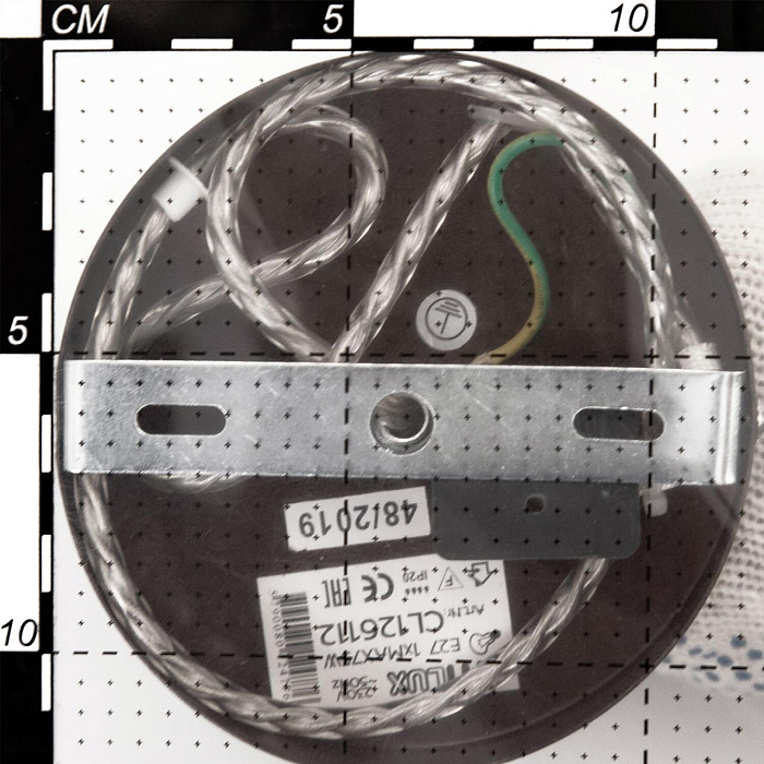 CL126112 Берта Хром+Венге Св-к Подвес Светильник одинарный  CL126112