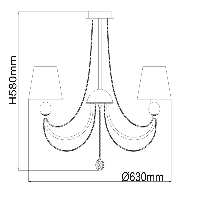 Люстра на штанге MW-Light 684010305