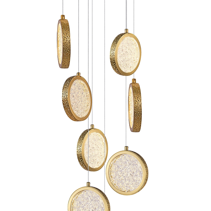 Люстра NewRgy D2061-DW-8 BRASS