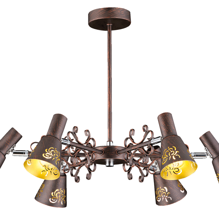 Люстра на штанге Sfera Sveta 85703/6 BKGD