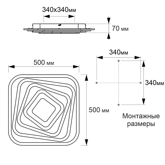 Люстра потолочная  CL737A44E