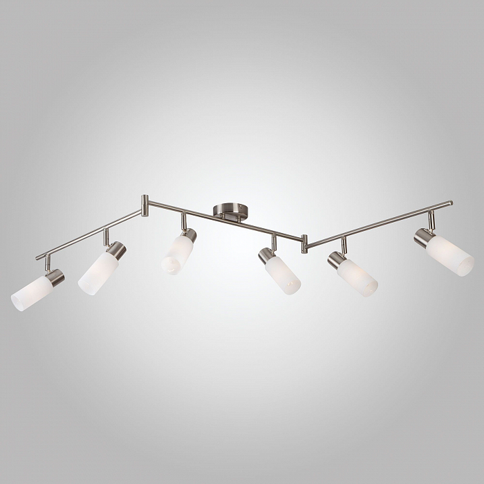 Люстра на 3 и более ламп Eurosvet 20043/6 сатин-никель