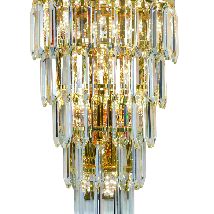 Бра NewRgy W2796E/4+3A GOLD+CLEAR