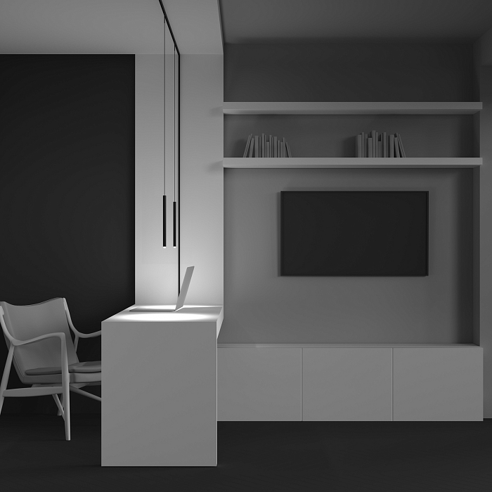 Трековая система Technical TR191-1-3W2.7K-M-B